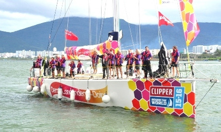 Thuyền buồm Derry~Londonderry~Doire đến từ Bắc Ireland cập cảng Sông Hàn vào ngày 17/2.