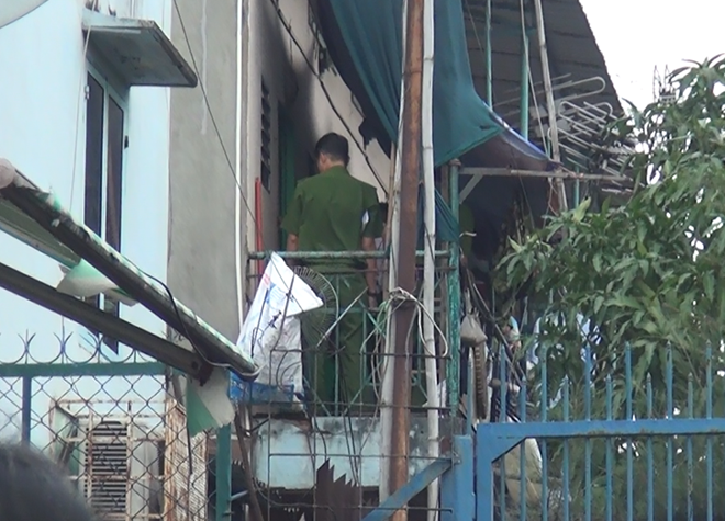 Căn nhà nơi phát hiện anh Trung tử vong.