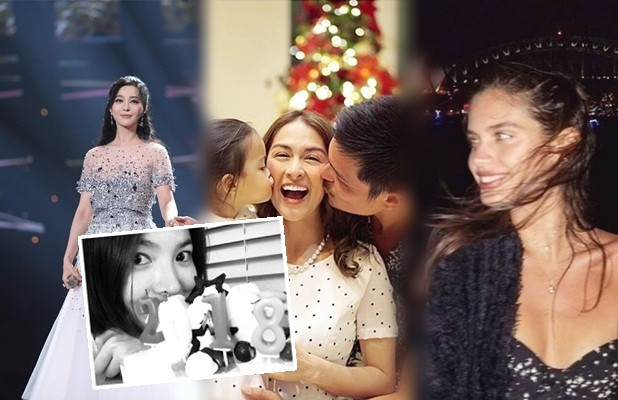 Song Hye Kyo và dàn sao Âu, Á đón mừng năm mới 2018