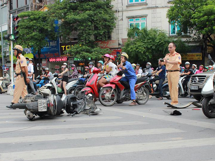 Hiện trường vụ việc.