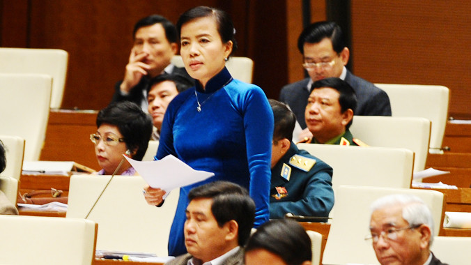 Đại biểu Nguyễn Thị Kim Thúy. Ảnh: Như Ý.