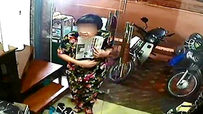 Hình ảnh vụ trộm iPhone được camera ghi lại