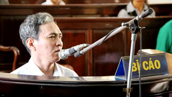 Bị cáo Đào Ngọc Phượng tại phiên tòa