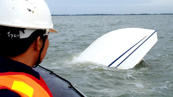 Chiếc tàu chìm khiến 9 người thiệt mạng tại Cần Giờ