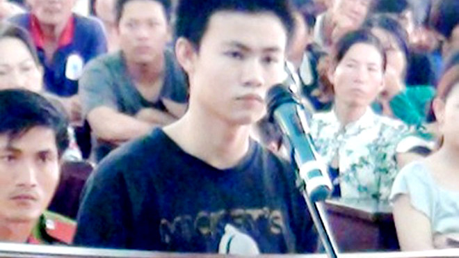 Minh tại phiên xử sơ thẩm 2 năm trước