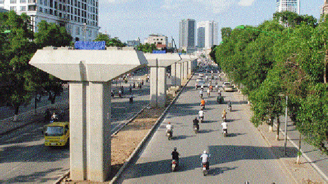 Công tác GPMB dự án đường sắt Cát Linh - Hà Đông còn gặp nhiều khó khăn