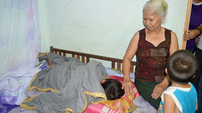 Cháu Thuận được đưa về nhà an toàn