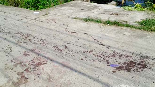 Hiện trường xảy ra vụ án mạng