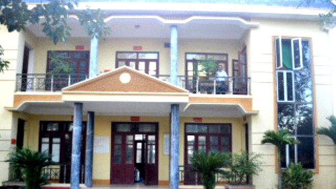 Trụ sở TAND huyện Triệu Sơn - nơi làm việc của các điều tra viên Cục 6 với các đối tượng bị tố nhận hối lộ