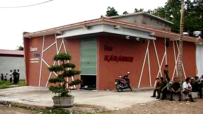 Quán karaoke Queen Club, nơi xảy ra vụ ngạt khí chết người kinh hoàng