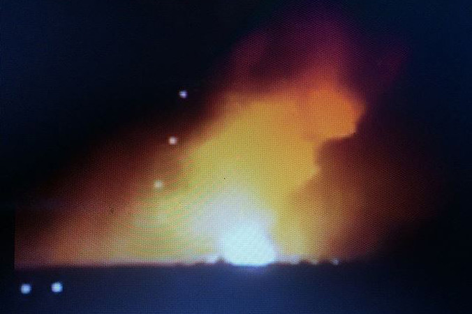 Hình ảnh vụ nổ kho đạn ở Gia Lai.