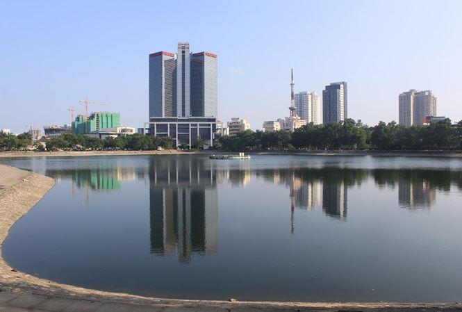 Hồ Thành Công nơi xảy ra sự việc.