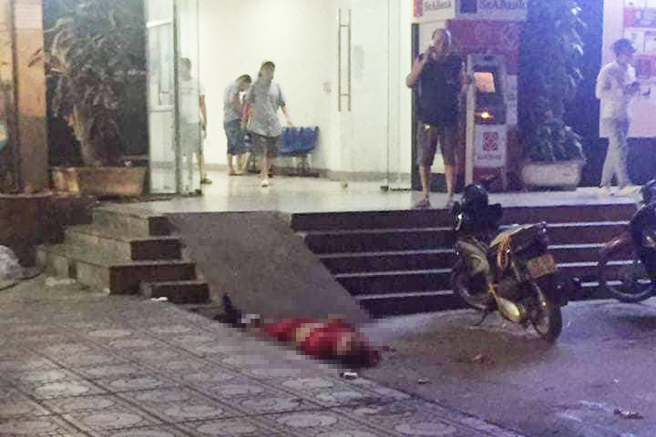 Hiện trường vụ việc.