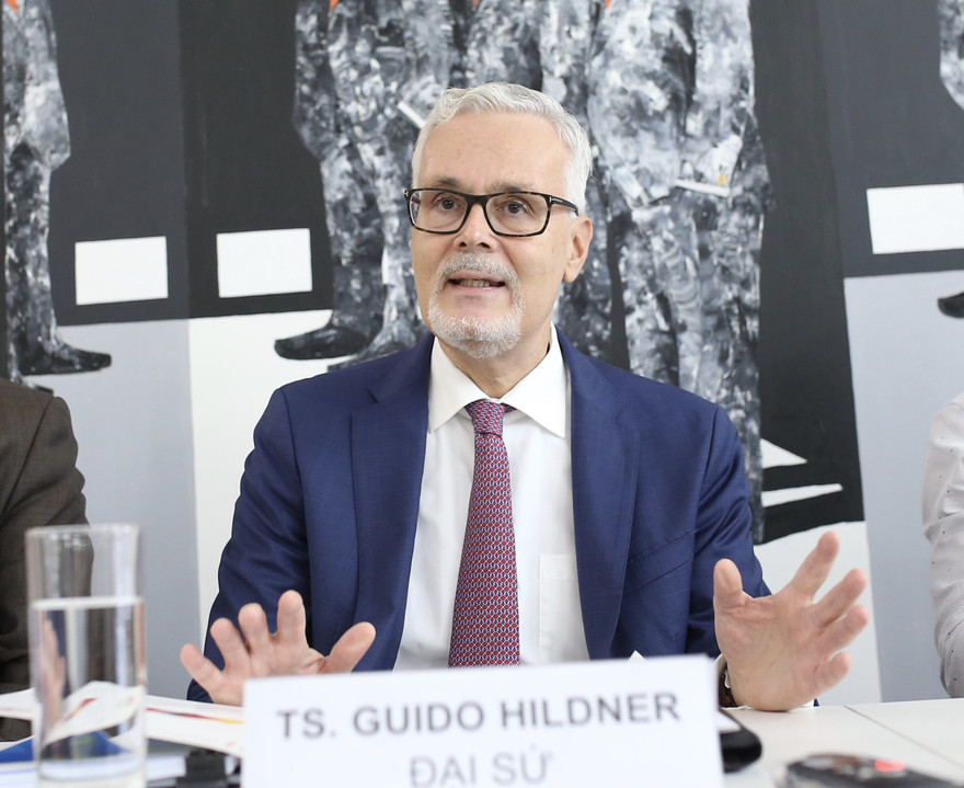 Đại sứ Đức tại Việt Nam Guido Hildner. (Ảnh: Như Ý)