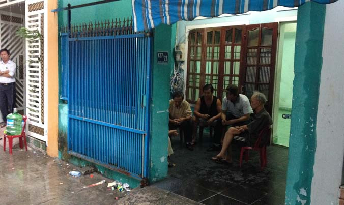 Ngôi nhà nơi xảy ra vụ việc đau lòng. Ảnh: T.T.