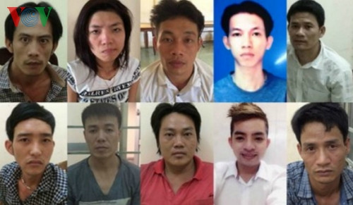 Những đối tượng trong đường dây ma túy