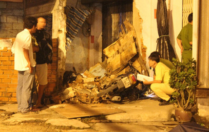 Hiện trường vụ tai nạn