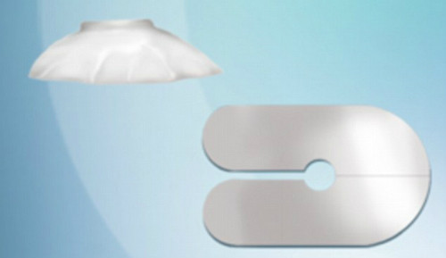 Loại bao cao su này gồm hai phần: một là màng polyuretan có hình dạng chữ U và một cái mũ chụp vào dương vật. Ảnh: Newsrt.