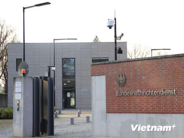Cơ quan Tình báo nước ngoài của Đức ở Berlin được theo dõi cẩn mật. (Ảnh: Mạnh Hùng/Vietnam+) 