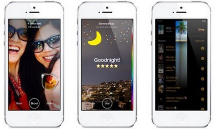 Slingshot cho phép người dùng tự chụp ảnh/quay video và biến hóa nội dung trước khi chia sẻ cho người khác 