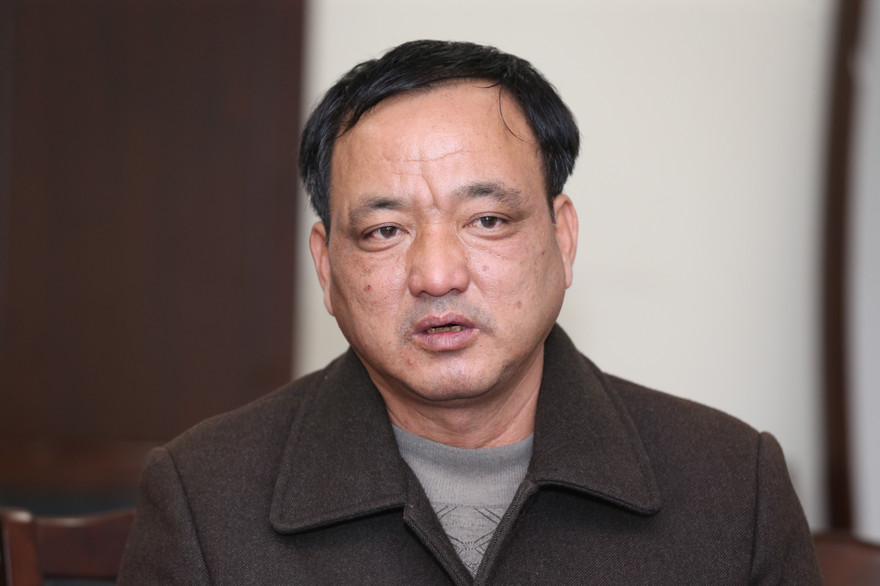 Ông Đỗ Văn Tào- bố Hoa hậu Đỗ Thị Hà. Ảnh: Như Ý