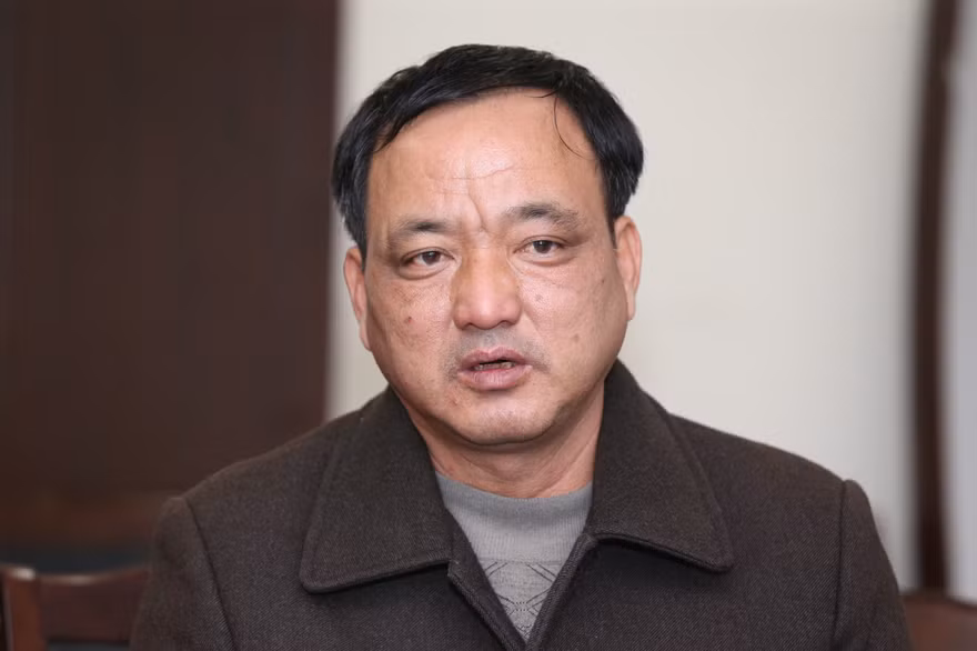 Ông Đỗ Văn Tào- bố Hoa hậu Đỗ Thị Hà. Ảnh: Như Ý