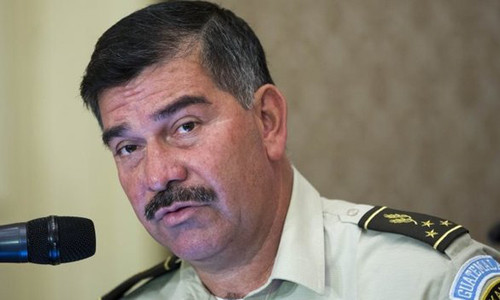 Tham mưu trưởng quân đội Guatemala. Ảnh: AP