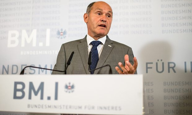 Bộ trưởng Nội vụ Áo Wolfgang Sobotka.