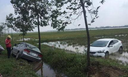 Hiện trường vụ tai nạn.