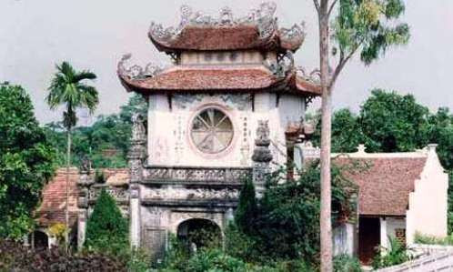 Chùa Mễ Sở vừa bị nhóm đạo trích đột nhập lấy đi bức tượng Phật bà quan thế âm nghìn tay nghìn mắt. Ảnh: Tư liệu.