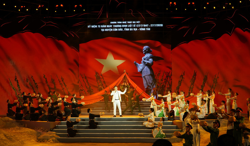 Chương trình nghệ thuật đặc biệt được tổ chức tại nơi 914 liệt sỹ đã hy sinh