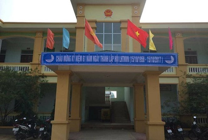 Trụ sở UBND xã Nghi Quang.