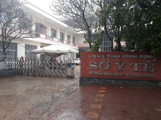 Trụ sở làm việc của Sở Y tế Bình Định.