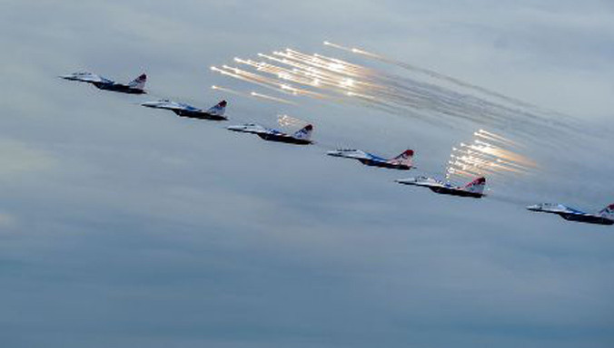 Đội bay "Tráng sĩ" của Nga.