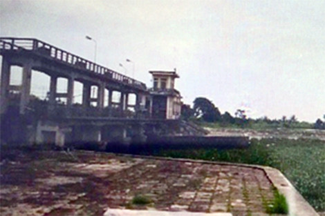 Khu vực cống Cổ Tiểu, nơi phát hiện xác nạn nhân. 