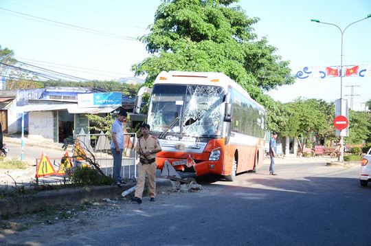 Hiện trường vụ tai nạn.