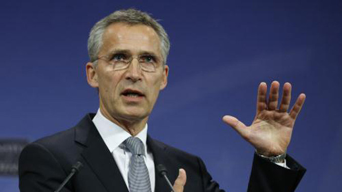 ổng thư ký NATO Jens Stoltenberg đã bày tỏ sự ủng hộ đối với Ankara sau khi bắn rơi một máy bay chiến đấu Su-24 của Nga với cáo buộc xâm phạm không phận. Ảnh: THX/TTXVN.