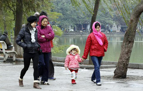 Miền Bắc tiếp tục mưa rét