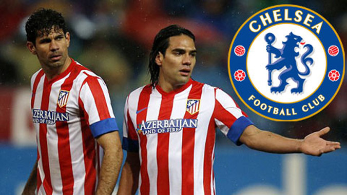 HLV Mourinho đang ấp ủ ý định biến Falcao và Costa hành “súng 2 nòng” của Chelsea.