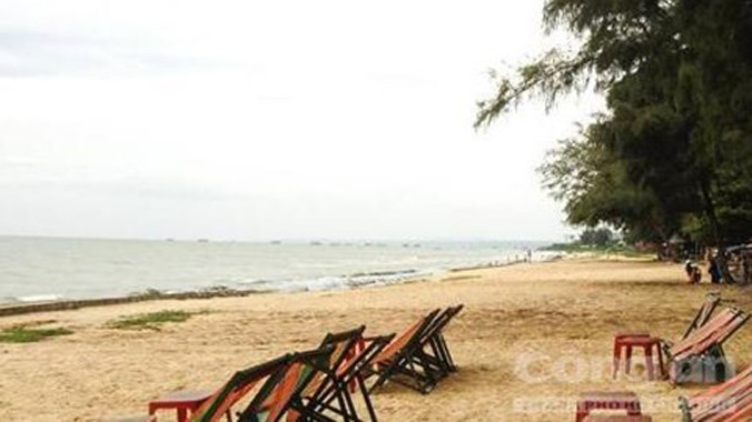 Bãi tắm nơi xảy ra vụ việc. Ảnh: Lê Huân.