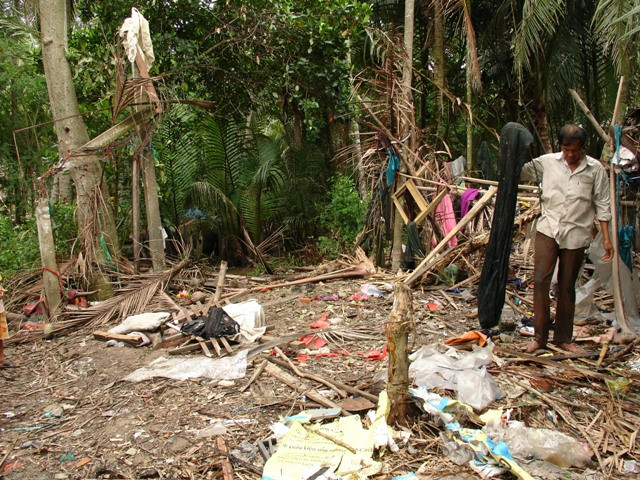 Hiện trường vụ nổ.