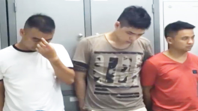 Ba trong số đối tượng trong đường dây cá độ bị bắt giữ.