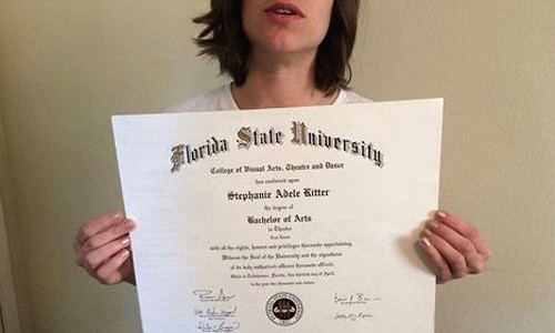 Ritter rao bán bằng trên eBay với giá 50.000 USD. Ảnh: Ebay.