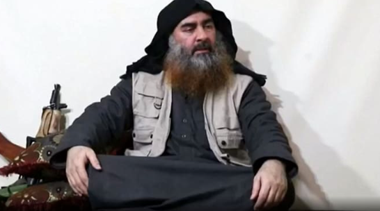Hình ảnh Abu Bakr al-Baghdadi xuất hiện trong clip IS vừa tung ra