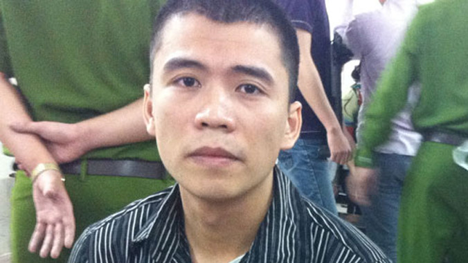 Bị cáo Linh tại phiên tòa sơ thẩm.