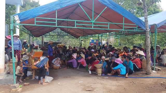 Gia đình đang tổ chức tang lễ cho nạn nhân.