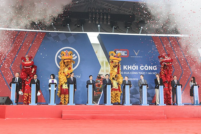 Khởi công đường đua F1 ở Mỹ Đình