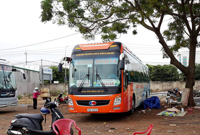 Ông Anh tử vong trên xe khách.
