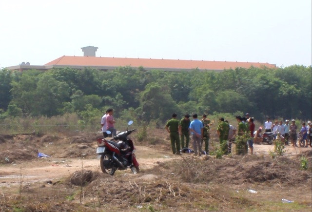 Hiện trường vụ việc.