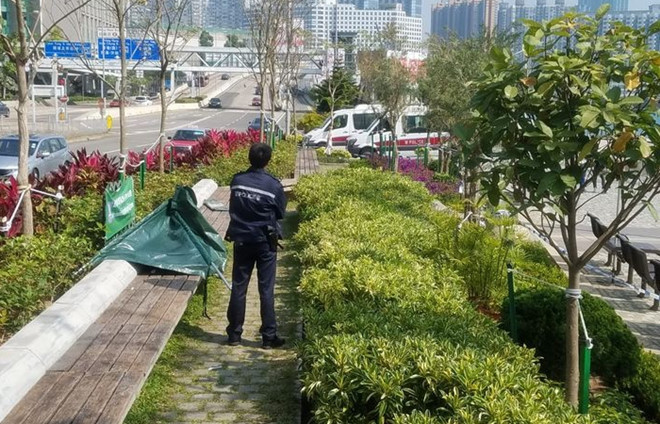 Hiện trường nơi phát hiện nam diễn viên Lưu Hà Chí qua đời.